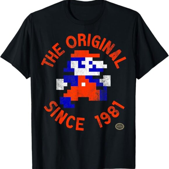 Nintendo Other - Men's Nintendo 8-Bit Mario Man 1981 T-Shirt